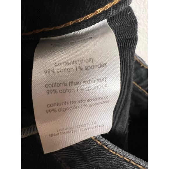 WeWoreWhat Dani Washed Black Modern Boyfriend High Rise Jeans Size 28 - Picture 11 of 11